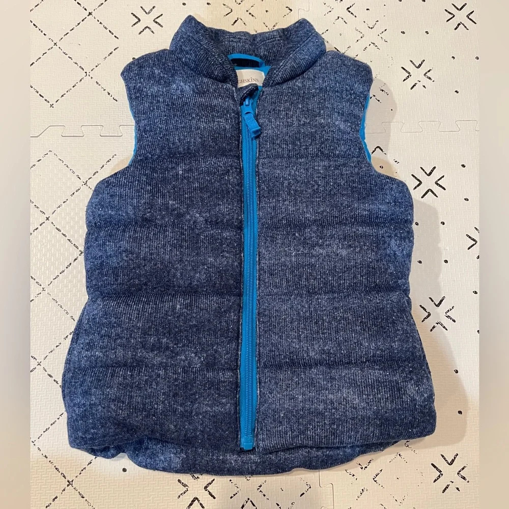 Toddler boy 4T zip up puffy vest